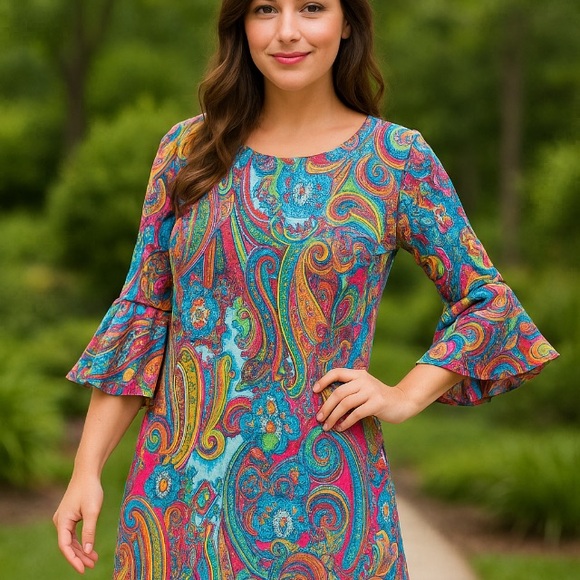 Tommy Hilfiger Dresses & Skirts - Tommy Hilfiger Colorful Paisley Dress